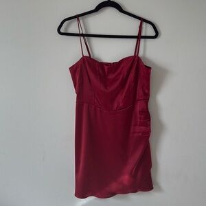 ELODIE Mini Satin Dress